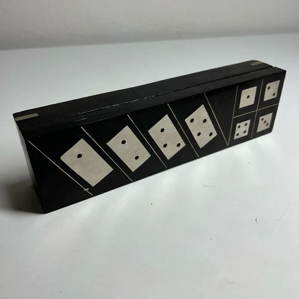 Mango Wood Dominos New in Box